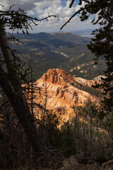 Colorful rock formations at Cedar Breaks National Monument, Utah
