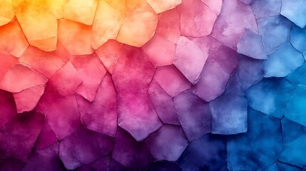 Fototapeta premium Vibrant rainbow hues seamlessly blend in abstract textured pattern. AI Generated