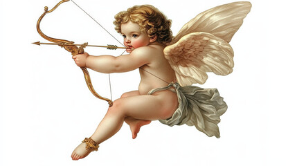 Obraz premium The God of Love who is shooting arrows