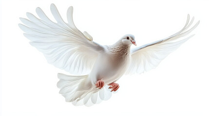 Fototapeta premium White Dove isolated