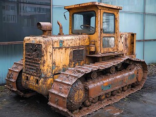 Rusty Crawler Tractor, Urban Decay