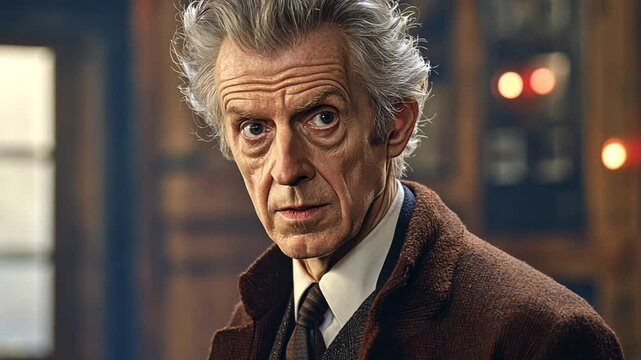 Peter Capaldi as the Twelfth Doctor in Doctor Who