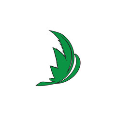 Mariuhana leaf symbol, marijuana or hemp icon, cannabis medical sign, weed drug vector illustration