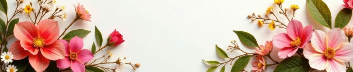 Obraz premium Gold metallic floral wreath with natural elements, floral wreath, metallic, luxury