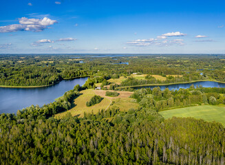 By Lake Lejs. Latvia, in the countryside of Latgale