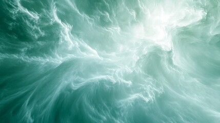 Fototapeta premium Abstract Swirling Green Energy Background