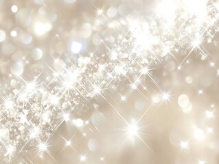Sparkling Glittering Diamonds with Light Flare