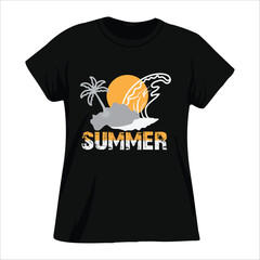 Summer T Shirt Images, T Shirt Design, T Shirt Design vector, 