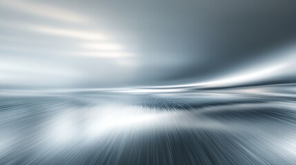 Futuristic abstract motion blur in metallic tones