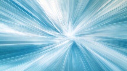 Fototapeta premium Abstract blue speed burst motion background