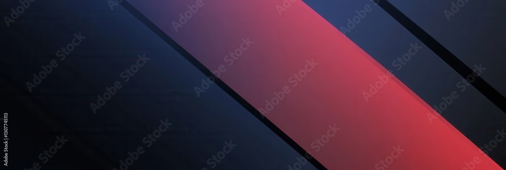 Fototapete sleek minimalistic background showcasing vibrant gradient with abstract lines for political movement