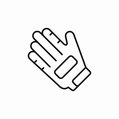 work gloves icon sign vector