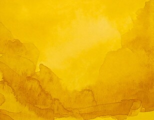 Obraz premium Fondo amarillo con textura de acuarela