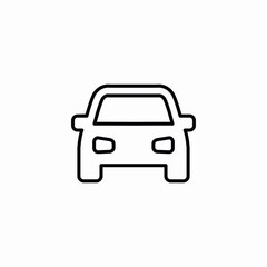 Obraz premium vehicle drive icon sign vector