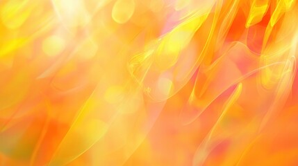 Obraz premium Vibrant abstract background of joy with dynamic yellow and orange light bursts and colorful soft glowing effects Generative AI