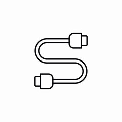wire connect icon sign vector