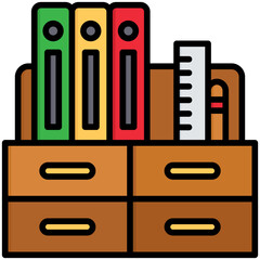 Desk Organizer Icon