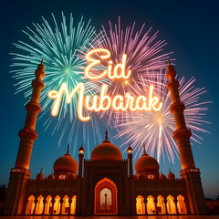 Neon Nights of Eid A Celebration in Lights