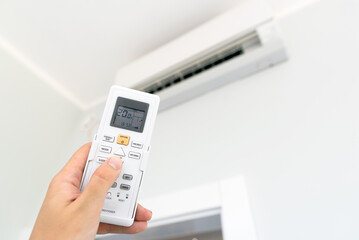 Air conditioner temperature adjustment