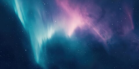 Celestial Swirls in the Night Sky Aurora Borealis Phenomenon Cosmic Display Light Symphony