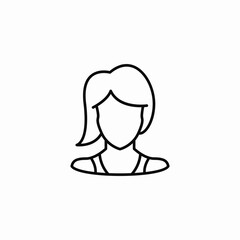 profile display page icon sign vector