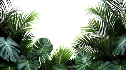 Fototapeta premium Lush green leaves