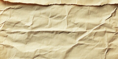 Obraz premium Textured Vintage Parchment Paper Old Aged Wrinkled Craft Surface Blank Material with Distressed Look