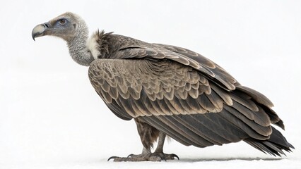 Obraz premium Vulture On White Background