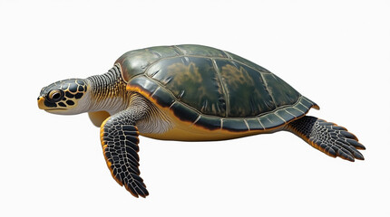 Obraz premium Turtle in Nature, Slow and Steady Tortoise Walk, Wildlife Close-Up of a Tortoise, Baby Tortoise Walking in Nature, Wild and Peaceful Turtle in the Wild