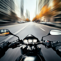 Naklejka premium geschwindigkeit, motorrad, bike, motorrad, bicycle, road, bewegung, stadt, blur, leute, strasse, biker, rennen, fast, traffic, sport, roller, anreisen, radeln, fahrradfahrer, auto, reiter, transport, 