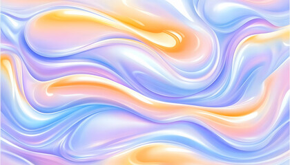 Obraz premium Pastel Swirls Abstract Fluid Art Background for Design