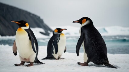 Fototapeta premium Snowy Silhouette