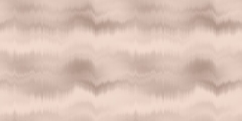 Soft brown space dyed washed border seamless pattern. Mocha tan effect washed wavy degraded design for banners, fashion ribbon trim and edge designs. Mottled textured and calm.