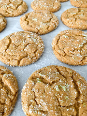 Freshly Baked Vegan Ginger Lime Cookies