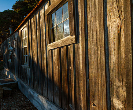The Old Whalers Cabin in Whalers Cove, Point Libos SNR, Big Sur, California, USA