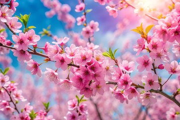 Obraz premium pink cherry blossoms