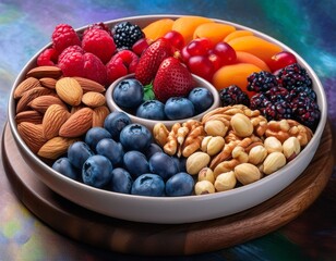 mixed berries in a bowl