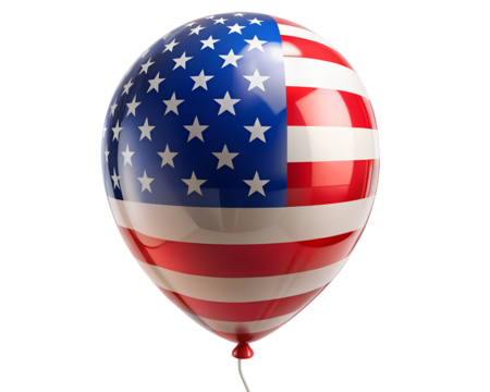 american flag balloons
