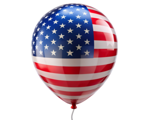 american flag balloons