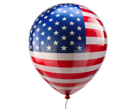 american flag balloons