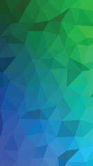 Obraz premium Low polygonal background gradient color