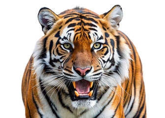 Obraz premium tiger on white background