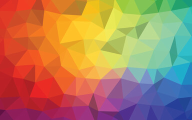 Obraz premium Low polygonal background gradient color