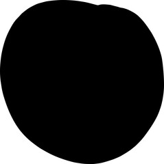 Nectarine silhouette