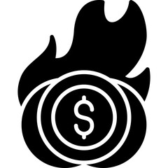 Burn Icon Vector Element