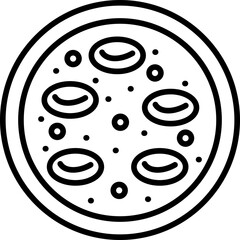 Red Blood Cells Icon Vector Element