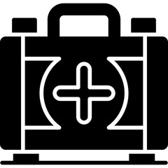 First Aid Kit Icon Vector Element