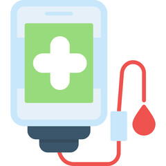 Transfusion Icon Vector Element