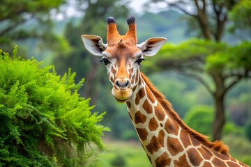 Obraz premium portrait of a giraffe