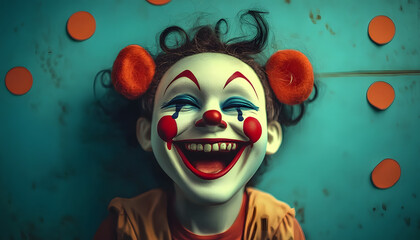 1st April Fool's Day Spreading smiles and laughter April Fools Day with this cheerful clown